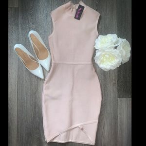 Cream/Beige Bandage Dress
